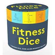 Fitness Dice: 7 Wooden Dice, Over 45,000 Workout Routines