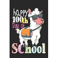 Happy 100th Day of School: Teacher Colorful 100th Day best teacher notebook is an authentic outfit journal for students