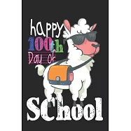 Happy 100th Day of School: Teacher Colorful 100th Day best teacher notebook is an authentic outfit journal for students