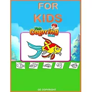 Fish Coloring Book for kids: 34 wonderful underwater animals (8,5 X 11)