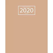 2020 Planner Weekly and Monthly: Jan 1, 2020 to Dec 31, 2020: Weekly & Monthly Planner and Calendar Views: Desert 4