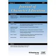 Journal of Character Education Volume 13, Issue 2, 2017