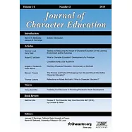Journal of Character Education Volume 14 Issue 2 2018