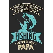 There are not many things i love more than fishing but one of them papa: Fishing Logbook for fishing lover to keep note