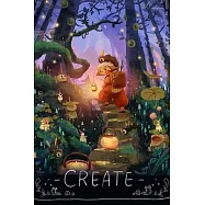 Lulu&rsquo;s Notebook Forest series-Create: The notebook is split apart so you can use it however it fits your need. Book