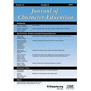 Journal of Character Education Volume 15 Issue 2 2019