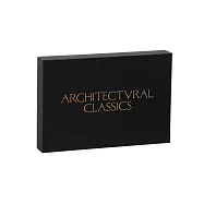 Architectural Classics Notecards: 20 Prints and Envelopes (20 Different Cards on Luxe Paper, 9 X 6", Gold Foil Stamped