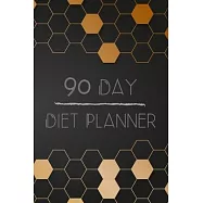 90 Days Exercise and Diet Journal Daily Food and Weight Loss Diary: 3 Month Tracking Meals Planner Fitness Healthy