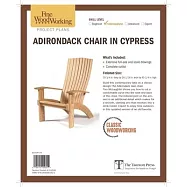Fine Woodworking’s Adirondack Chair in Cypress