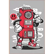 Hello Funny Journal, Ideal Present: Line Notebook / Journal Gift, Cool Design.