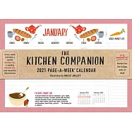 2021 the Kitchen Companion Page-A-Week Calendar