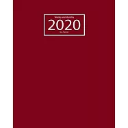 2020 Planner Weekly and Monthly: Jan 1, 2020 to Dec 31, 2020: Weekly & Monthly Planner and Calendar Views: Red Fruit 2