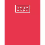 2020 Planner Weekly and Monthly: Jan 1, 2020 to Dec 31, 2020: Weekly & Monthly Planner and Calendar Views: Red Fruit 3