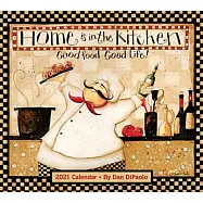 Home Is in the Kitchen 2021 Deluxe Wall Calendar