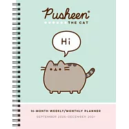 Pusheen 16-Month 2020-2021 Weekly/Monthly Planner Calendar