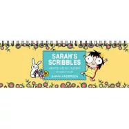 Sarah&rsquo;&rsquo;s Scribbles Undated Weekly Desk Pad Calendar