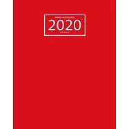 2020 Planner Weekly and Monthly: Jan 1, 2020 to Dec 31, 2020: Weekly & Monthly Planner and Calendar Views: Red Fruit 5