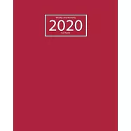 2020 Planner Weekly and Monthly: Jan 1, 2020 to Dec 31, 2020: Weekly & Monthly Planner and Calendar Views: Red Fruit 6