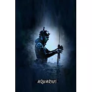 Aquarius: Celestial zodiac signs Journal / Astrology Map Zodiac 6x9 with 120 Pages. Lined Ruled Notebook Perfect