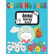 Animals Coloring Book: Kawaii Coloring Book for Boys and Girls, 8.5x11, 100 pages beautiful coloring drawing Funny