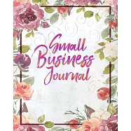 My Business Journal: Small Business Tracker Planner Botanical Watercolor