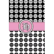 H: basketball Notebook Monogram Initial H Personalized basketball Gift for Players Coach Students Teachers (basketball