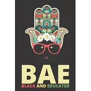 Bae Black and Educated: Flowers Hamsa Hand The Ultimate Guest List Planner & Organizer, Complete Worksheets 6x9 Inches