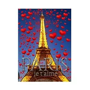 Paris je t&rsquo;&rsquo;aims gold Eiffel Tower creative blank journal Notebook