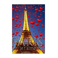 Paris je t&rsquo;&rsquo;aims gold Eiffel Tower creative blank journal Notebook