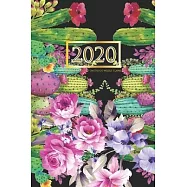 2020 Planner Weekly and Monthly: 2020 to Dec 31, 2020: Weekly & Monthly Planner + Calendar Views - Inspirational Quotes and Cactus Cover (2020 Planner