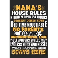 Nana&rsquo;&rsquo;s house rules kitchen 24 hours dessert comes first bed time negotiable no parents allowed unconditional love