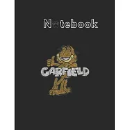NoteBook: Garfield Retro Garf Notebook for Dog Fans Animal Print Journal College Ruled Blank Lined 110 Pages of 8.5"x11