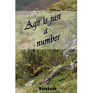Age is just a number: 6" * 9", Sweet Life Journals, Memory Book, Travel Journal, Diary To Record Your Thoughts