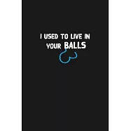 I Used To Live In Your Balls: Dad Appreciation, Father And Sons Daddy Cool I Love You Gift, Humor dad jokes Father’’s