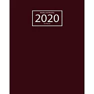 2020 Planner Weekly and Monthly: Jan 1, 2020 to Dec 31, 2020: Weekly & Monthly Planner and Calendar Views: Red Fruit 8
