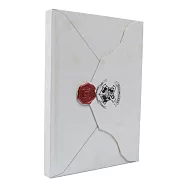 哈利波特：霍格華茲入學通知信硬殼橫線筆記本(13 x 21 cm / 192 頁)Harry Potter: Hogwarts Acceptance Letter Hardcover Ruled Journal