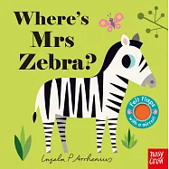 不織布翻翻書Where’s Mrs Zebra?(附故事音檔)