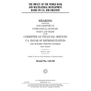 The impact of the World Bank and multilateral development banks on U.S. job creation