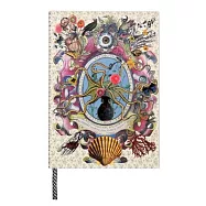 Christian LaCroix Heritage Collection Black Paseo Embossed Pu Travel Journal