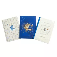 Harry Potter: Ravenclaw Constellation Sewn Notebook Collection (Set of 3)