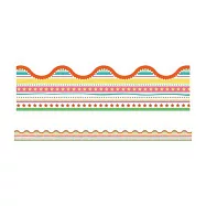 Up and Away Star Fair Scalloped Borders