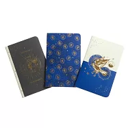 Harry Potter: Ravenclaw Constellation Sewn Pocket Notebook Collection (Set of 3)