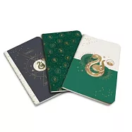 Harry Potter: Slytherin Constellation Sewn Pocket Notebook Collection (Set of 3)