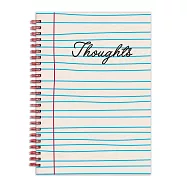 Thoughts 6 X 8" Wire-O Journal