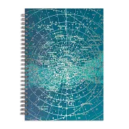 Constellation Grid 7 X 10" Wire-O Journal