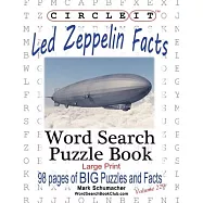 Circle It, Led Zeppelin Facts, Word Search, Puzzle Book