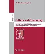 Culture and Computing: 8th International Conference, C&c 2020, Held as Part of the 22nd Hci International Conference