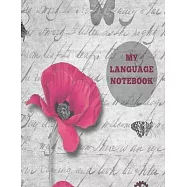 My Language Notebook: Ruled 6 sections Notebook with some useful expressions in different languages