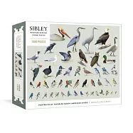 Sibley Backyard Birding Puzzle: 1000-Piece Jigsaw Puzzle with Portraits of Favorite North American Birds
