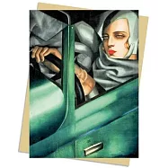 Tamara de Lempicka: Tamara in the Green Bugatti, 1929 Greeting Card: Pack of 6